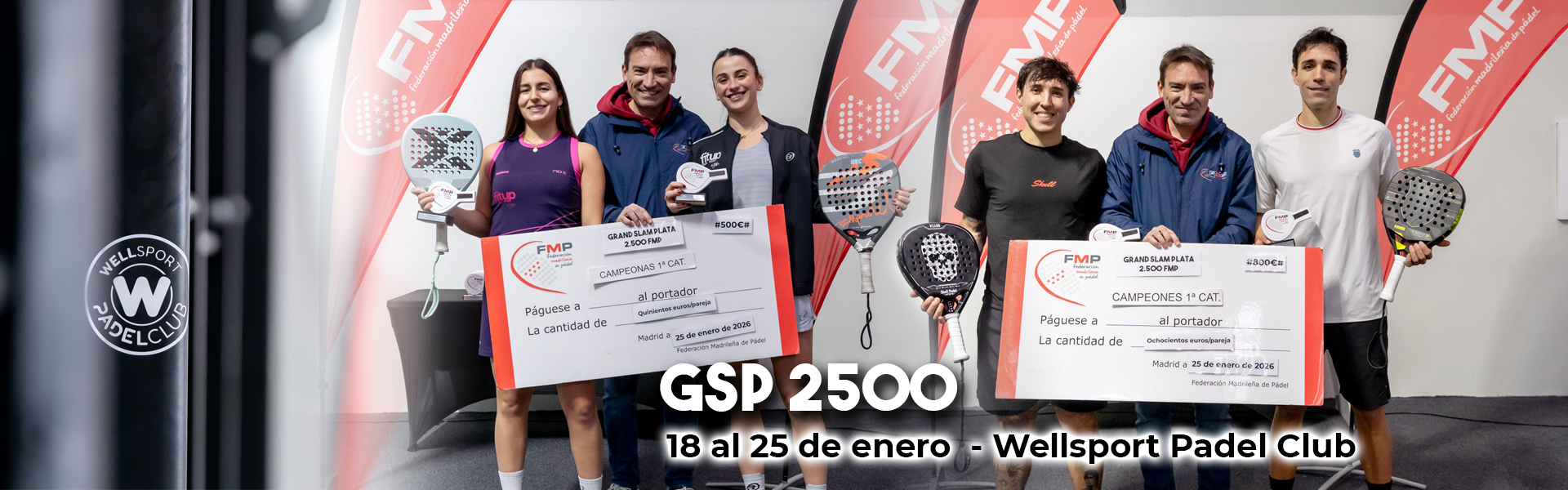 GRAND SLAM PLATA 2500 FMP - WELLSPORT PADEL CLUB